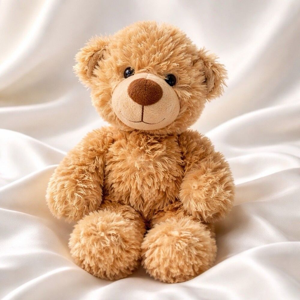 Light Brown Build a Bear. Teddy bear plush, Naked no cloths. 15" tall